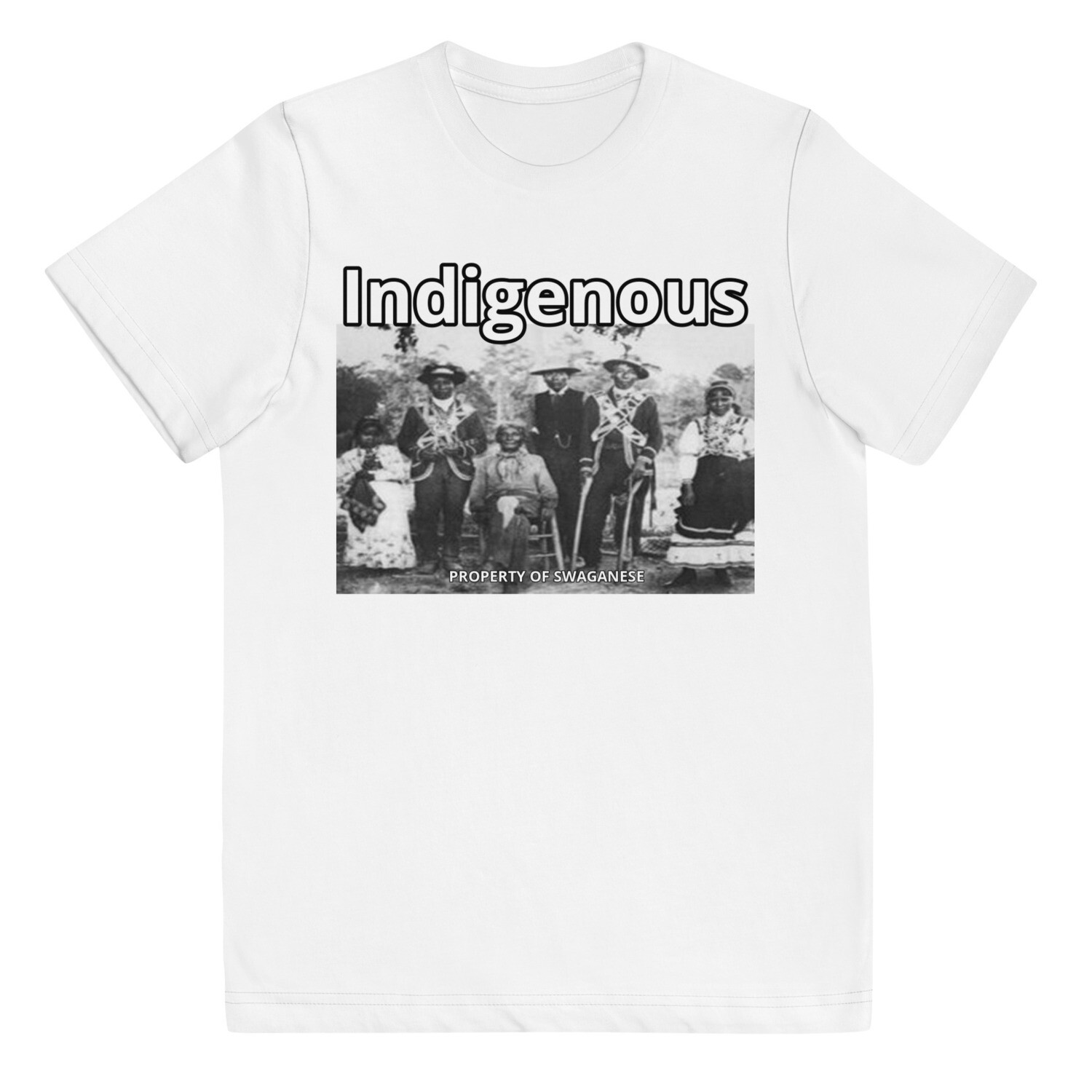 Swaganese "Indigenous" Youth T Shirt (W/Portrait)