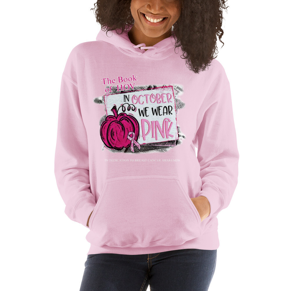 The Book Of Hov Breast Cancer Awareness Hoodie #2 The Book Of Hov Breast Cancer Awareness Hoodie #2