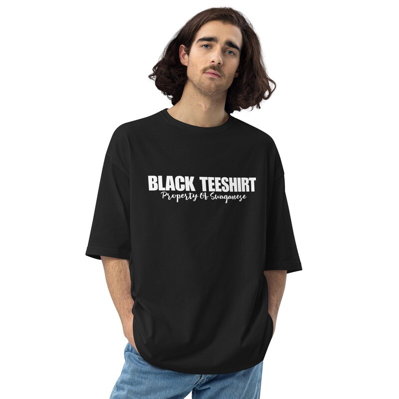 "Black" Oversized t-shirt