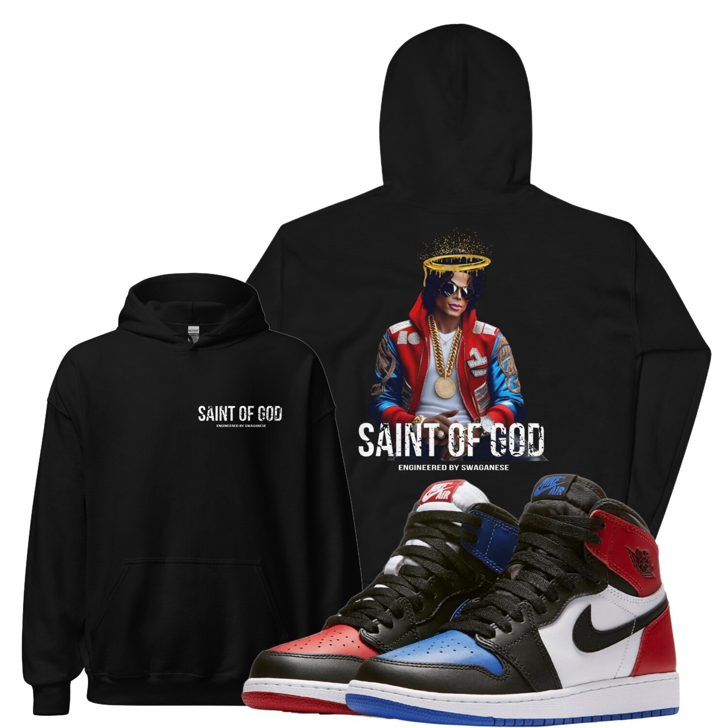 Saint Of God" Mj Hoodie