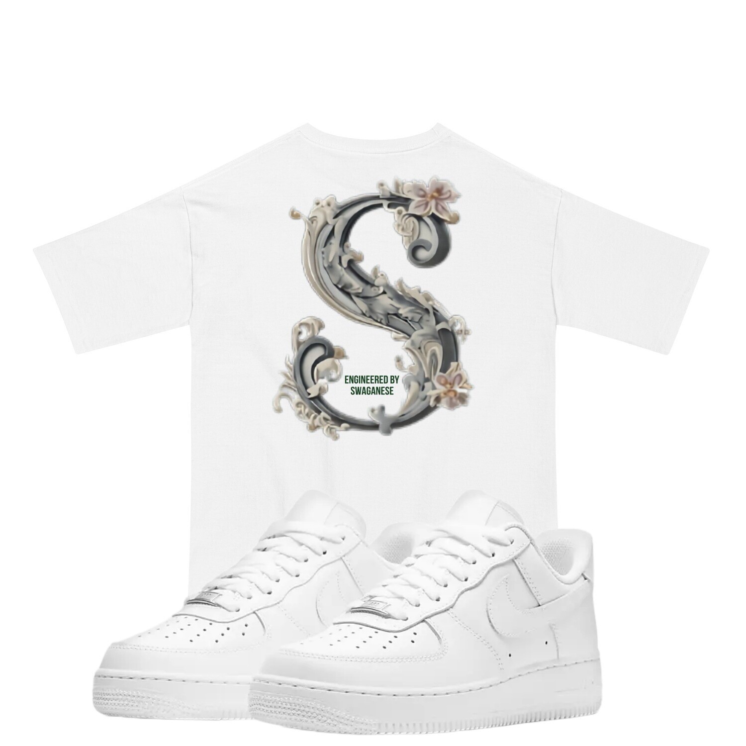 Swaganese "Floral S"  Oversized T-shirt 2