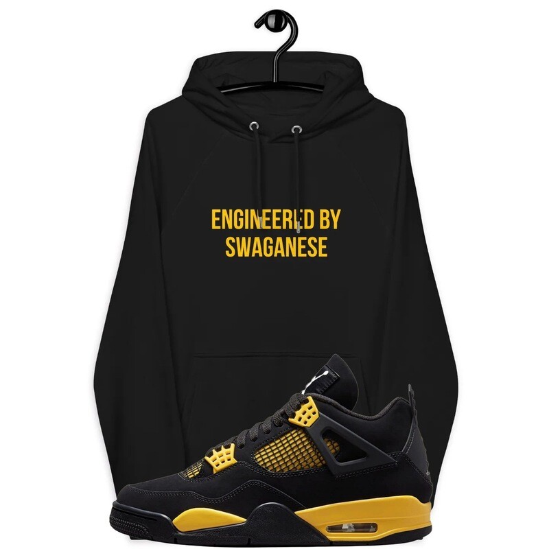Engineered by Swaganese Hoodie (Blk & Yellow)
