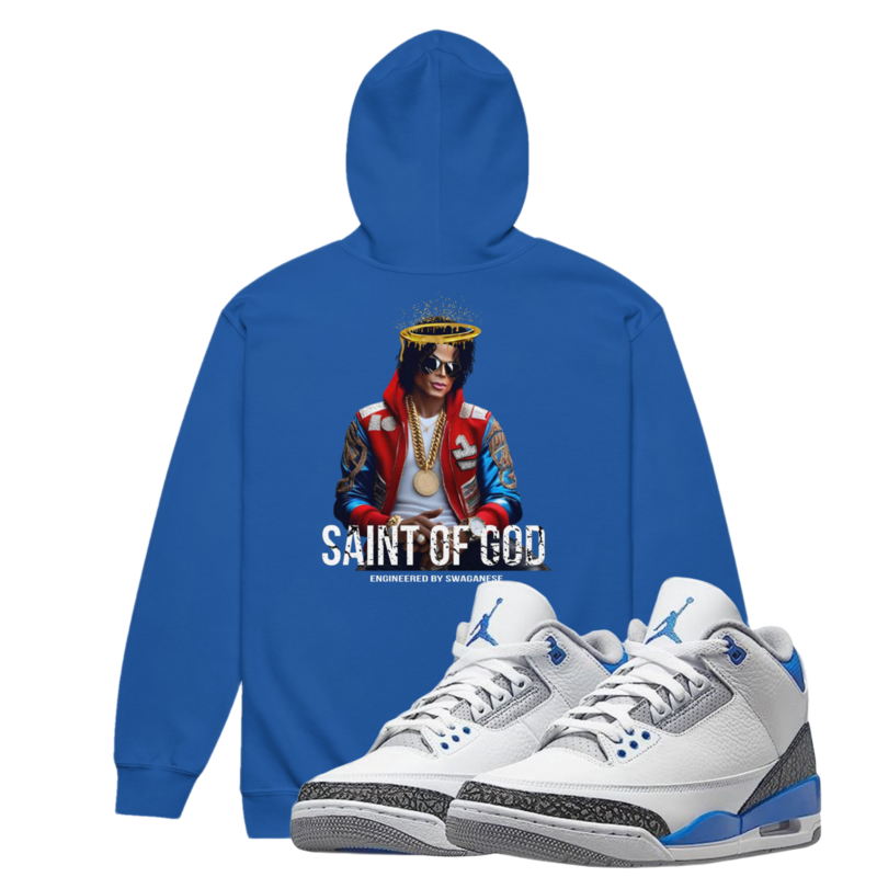 "Saint Of God" Mj Zip hoodie