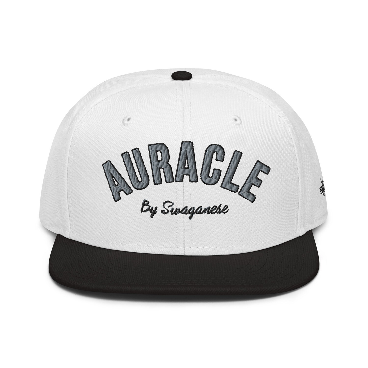 Auracle Grey & Black Snapback Hat