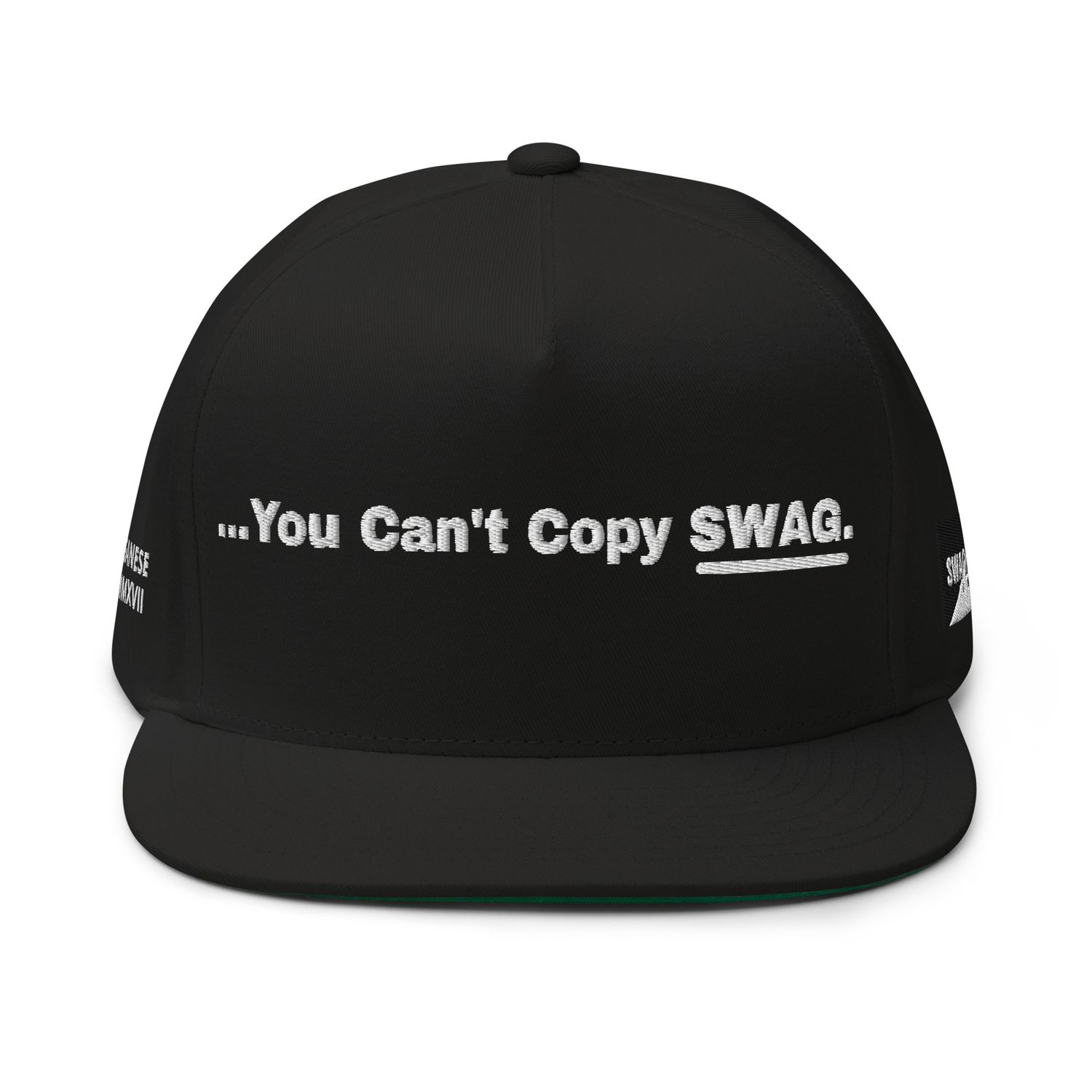 "You Can't Copy Swag" Flat Bill Cap