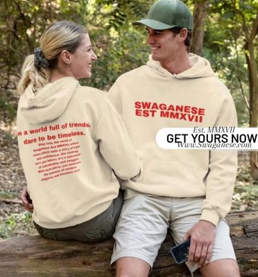 Swaganese Est MMXVII Oversize Heavyweight Fleece Hoodie