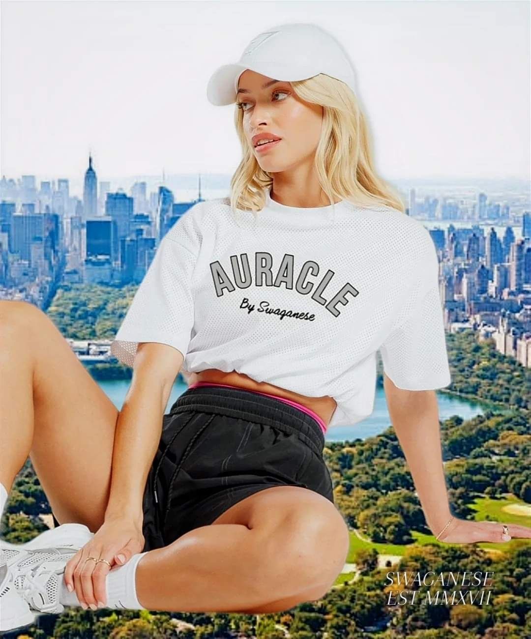 "Auracle" Woman's organic cotton t-shirt