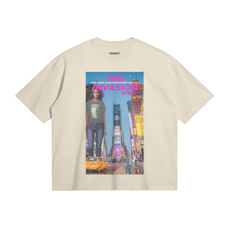 Giants In Times Square Boxy T Shirt