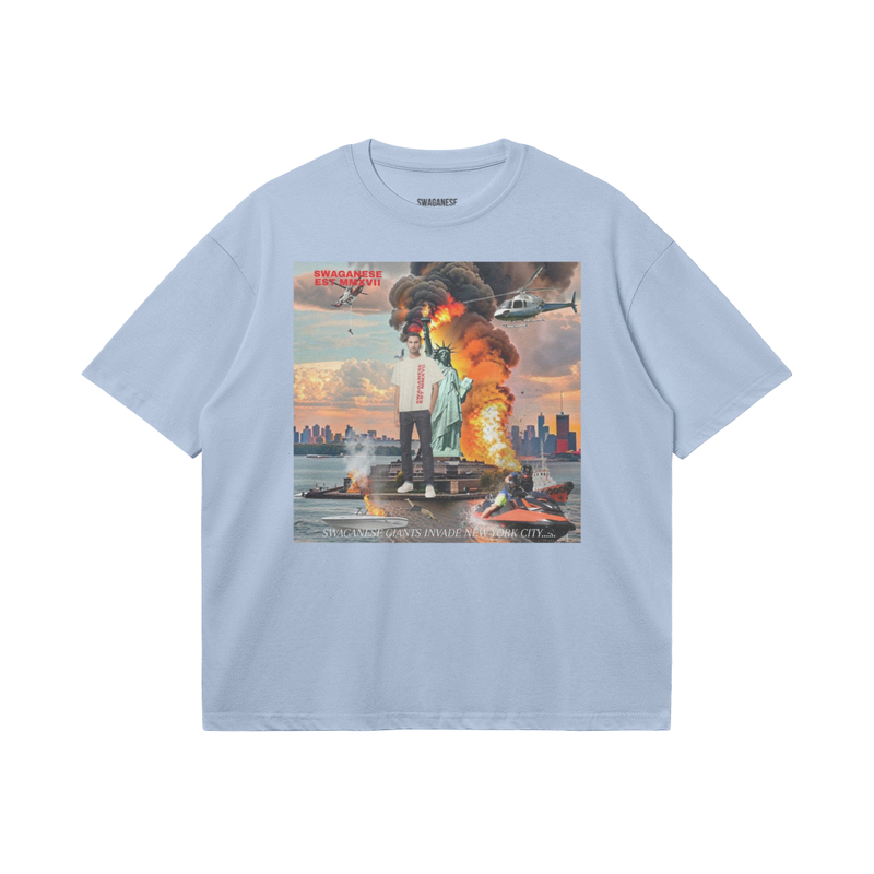 Giants "Liberty Up In Flames" Boxy T Shirt
