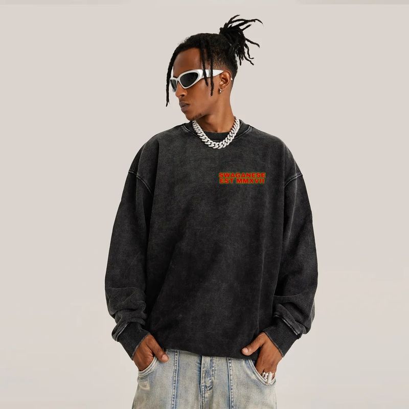Swaganese Est MMXVII Hw Oversized Crewneck