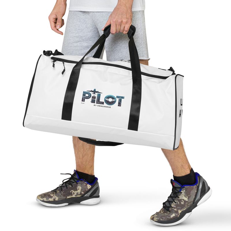 "Pilot" by Swaganese Duffle bag (Large) 