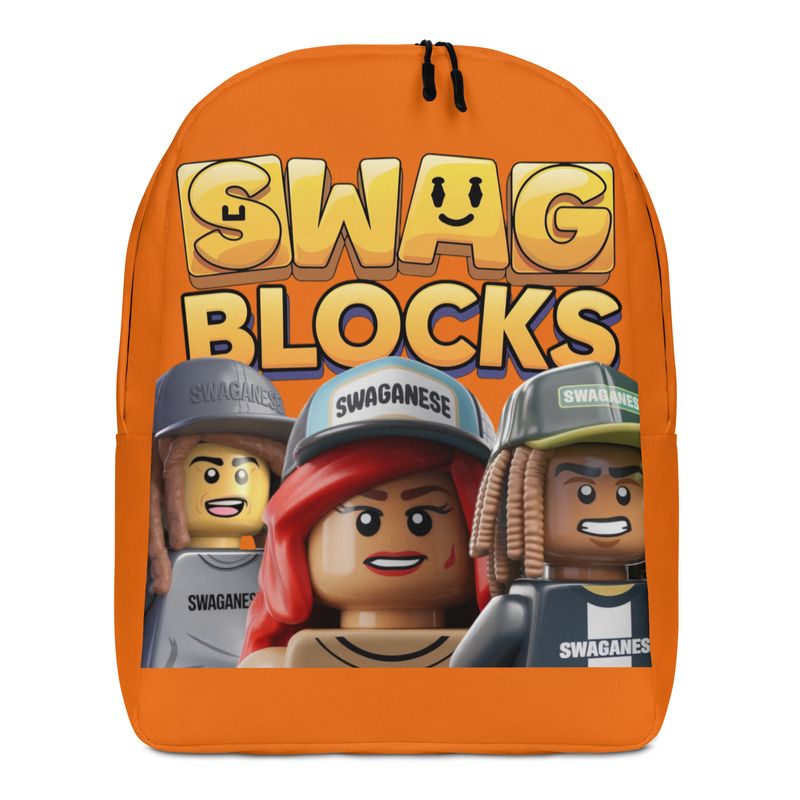 Swag Blocks Backpack (Orange) 