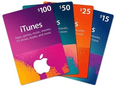 Apple iTunes gift card