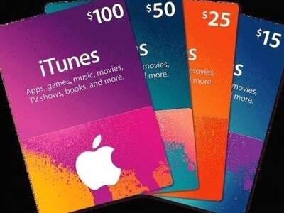 Apple iTunes gift card