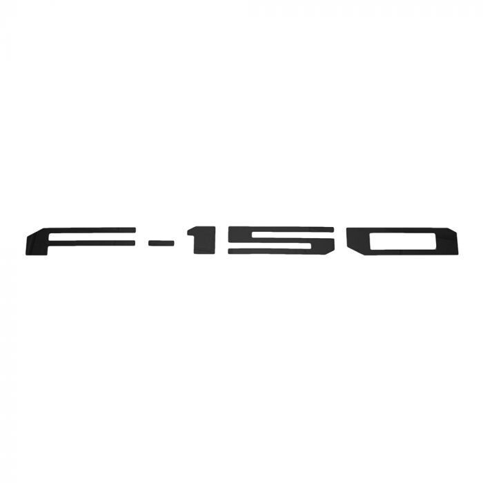 Black F150 Letters Rear