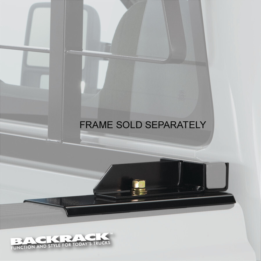 Backrack Black Steel Install Hardware ;F150 15-21