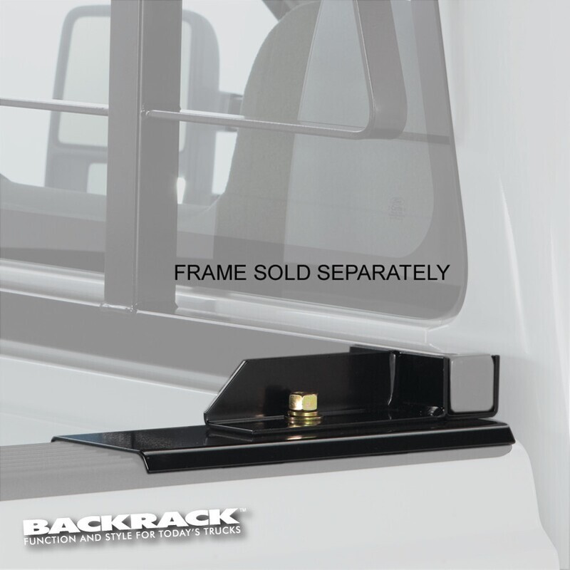 Backrack Black Steel Install Hardware ;F150 15-21