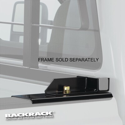 Backrack Black Steel Install Hardware ;F150 15-21