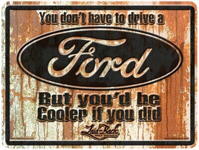 Distressed Ford Tin Sign