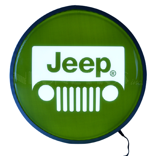 Backlit LED Sign Jeep