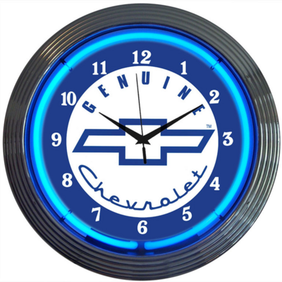 Chevy Genuine Neon Clock