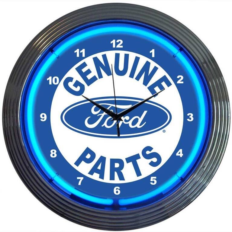 Ford Genuine Neon Clock