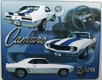 Camaro Z28 Tin Sign