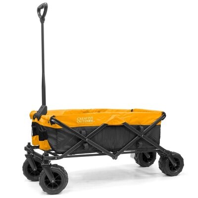 All-Terrain Folding Wagon I Yellow Black