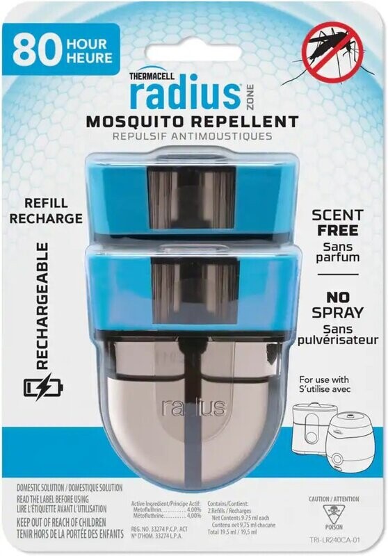 80 HR Rechargeable Mosquito Repeller Refill