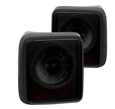 Spyder® Black/Smoke Sequential Fiber Optic LED Tail Lights (19-22 Wrangler JL)