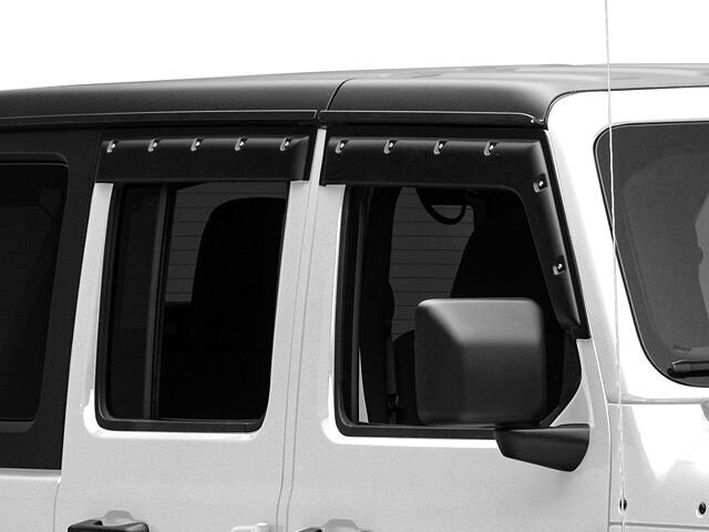 Focus Auto Design Tough Guard FormFit Window Visor (18-22 Wrangler JL 4-Door)