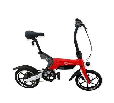 Biocycles Street 1, color rojo-blanco