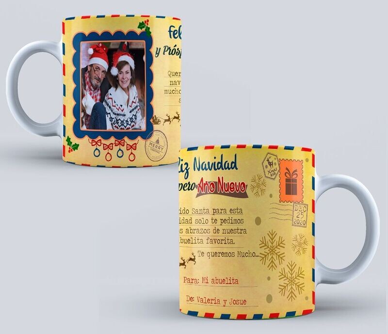 TAZA BLANCA PERSONALIZADA