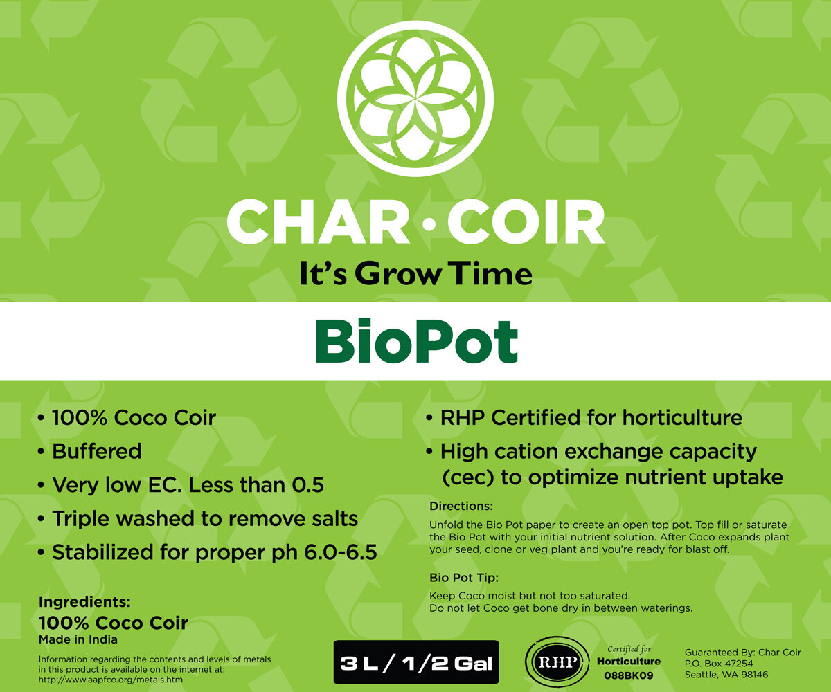 Char Coir BioPot 3 L CS (24)