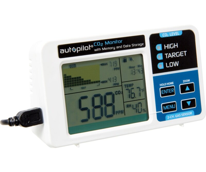 Desktop CO2 Monitor w Removable Data Card Desktop CO2 Monitor w Removable Data Card