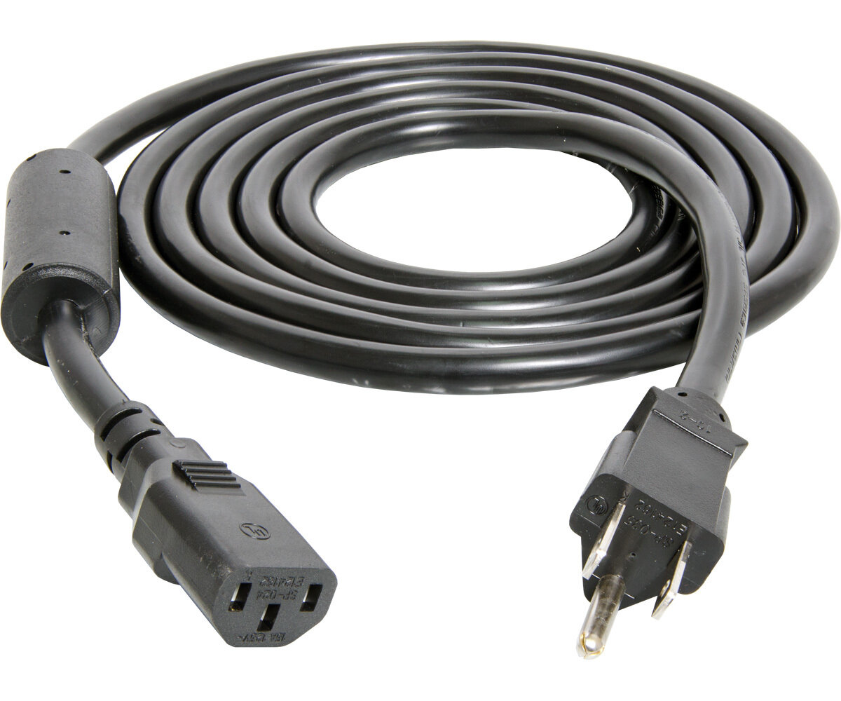 PH/DE/XT 8', 120V, Power Cord w/Ferrite Ring 14AWG