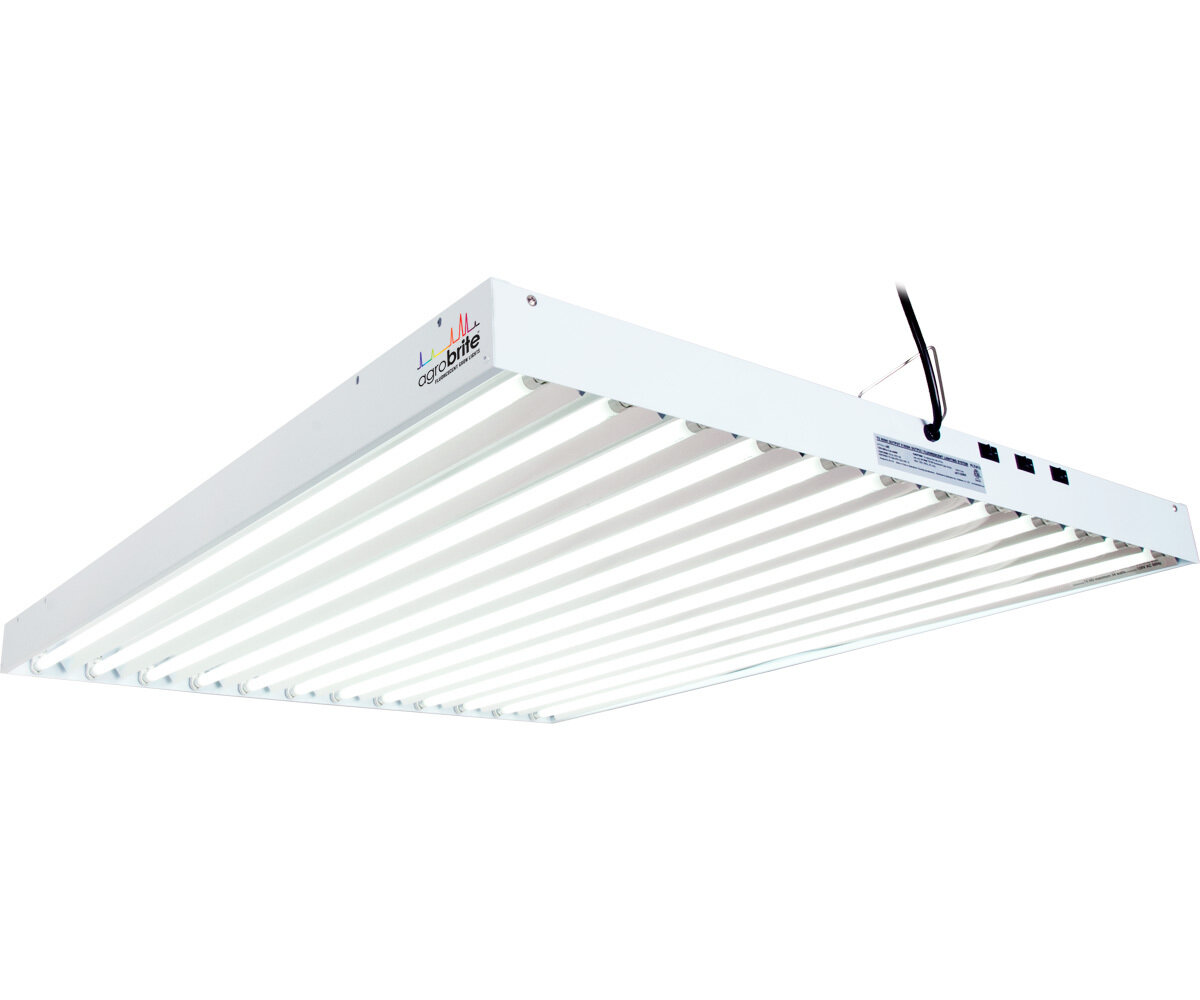 AgroBrite T5 648W 4ft 12-Tube Fixture w/Bulbs