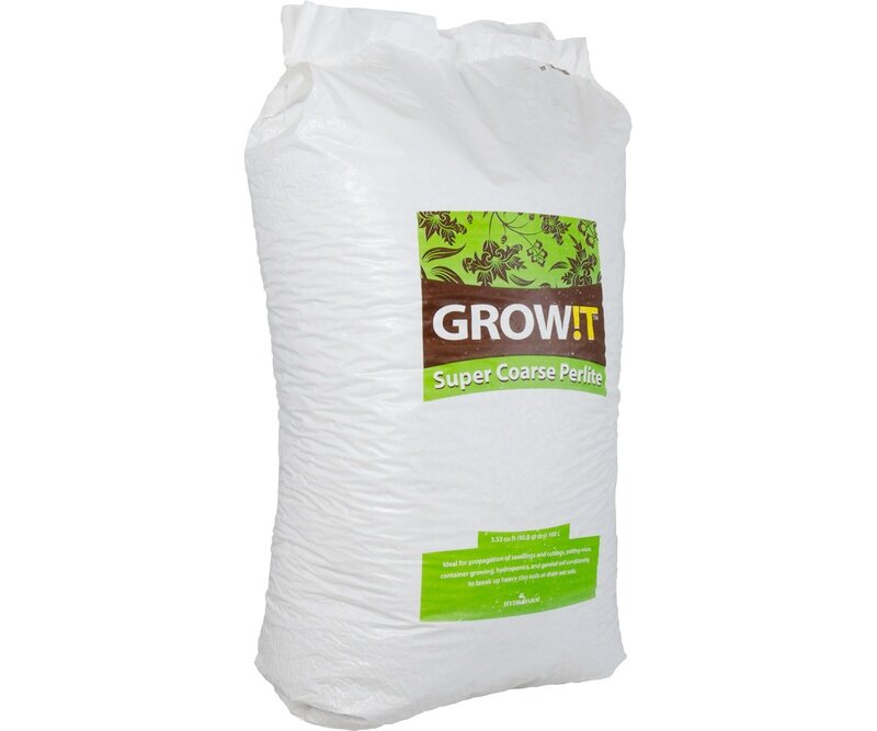 Grow!t Super Coarse Perlite, 100 L, 3.53 cu ft Grow!t Super Coarse Perlite, 100 L, 3.53 cu ft
