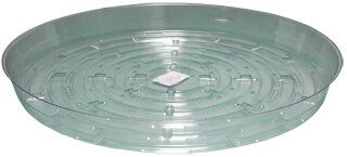 Clear 14 inch Saucer, pack of 10