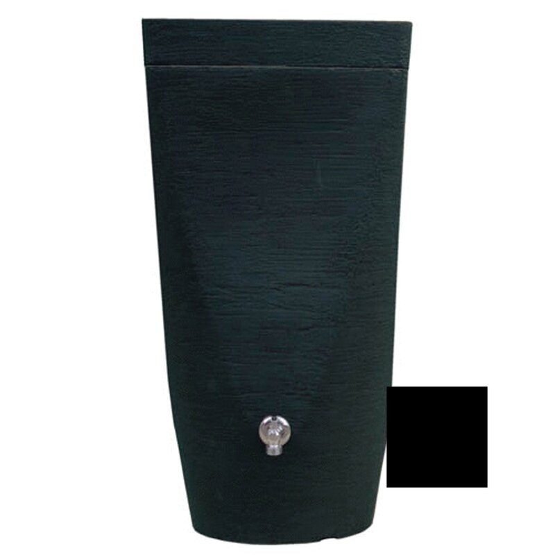 Eco Fusion Rain Barrel 46cm x 93cm Black Eco Fusion Rain Barrel 46cm x 93cm Black