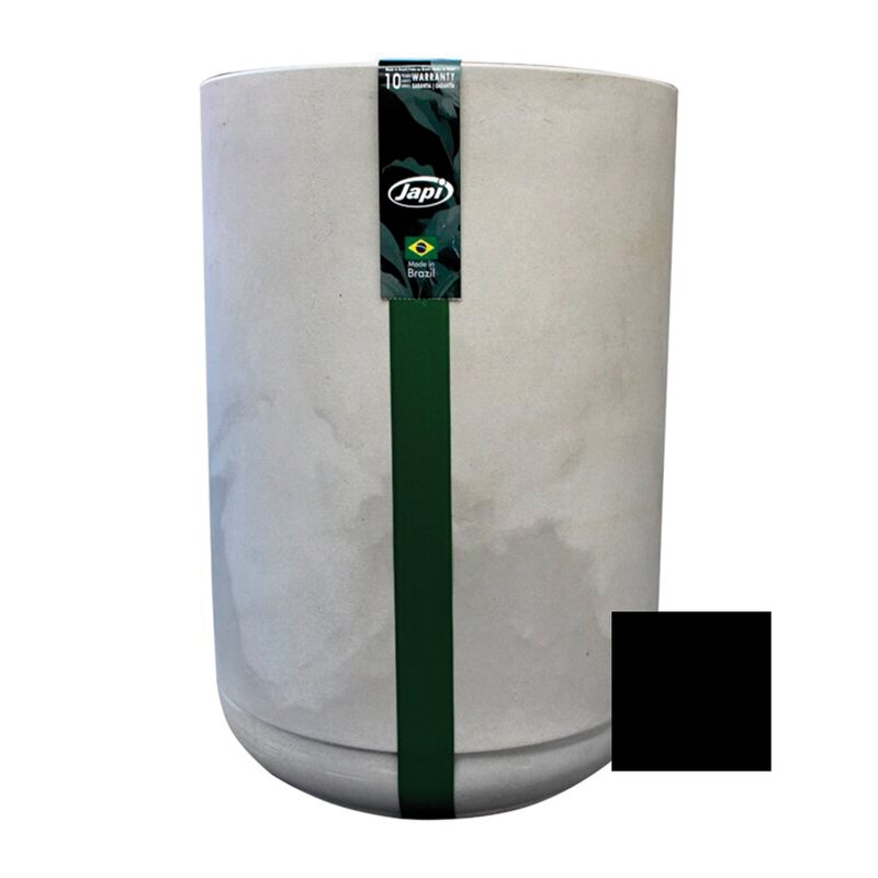 Match Cilinder Planter Tall 35cmx52cm Blk Match Cilinder Planter Tall 35cmx52cm Blk