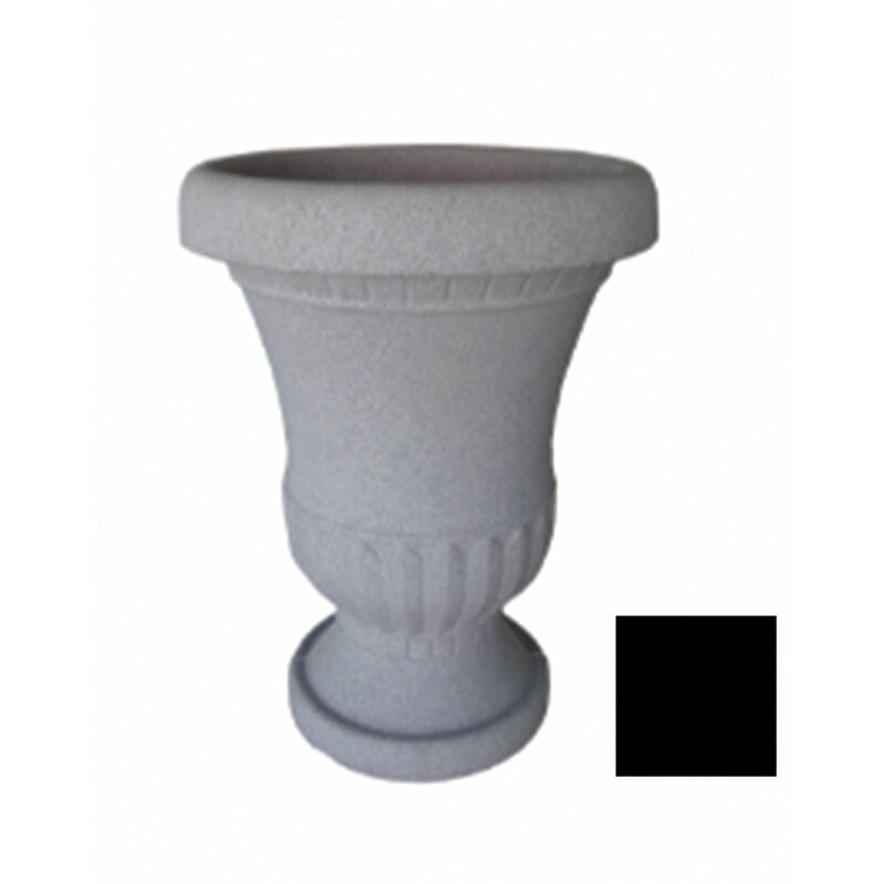 Colonial Urn Round 44cm x 47cm Black Colonial Urn Round 44cm x 47cm Black