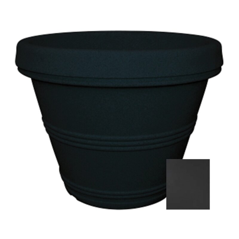 Round Basic Rim Planter 68cm x 51cm Lead Round Basic Rim Planter 68cm x 51cm Lead