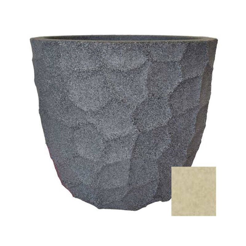 Prisma Round Planter 33cm Sandstone Prisma Round Planter 33cm Sandstone