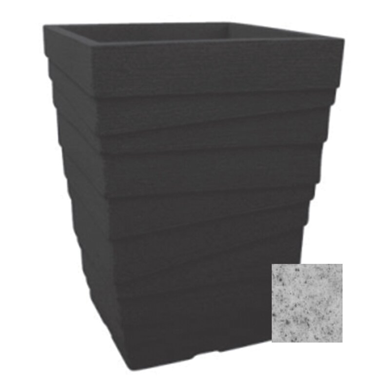 Italian Quadratto Planter Square 46cmx62cm Granite