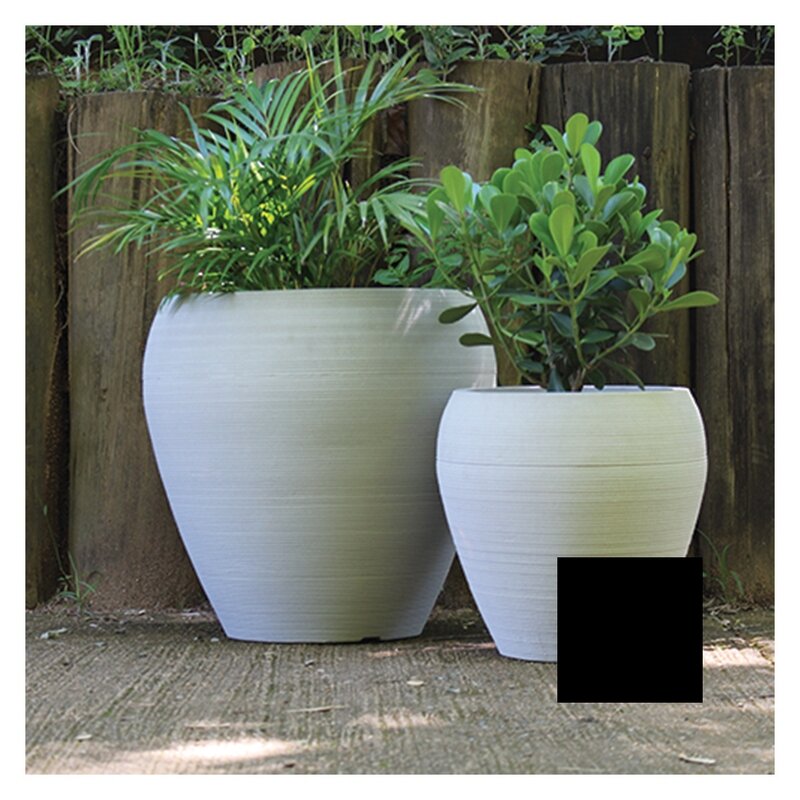 Linea Ellipse Planter Set/3 (JVLE40,57,78) Black Linea Ellipse Planter Set/3 (JVLE40,57,78) Black