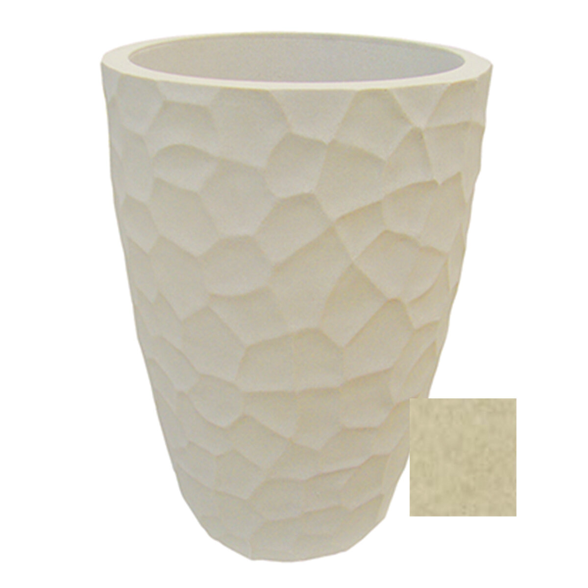 Prisma Conic Planter  30Cm Sandstone