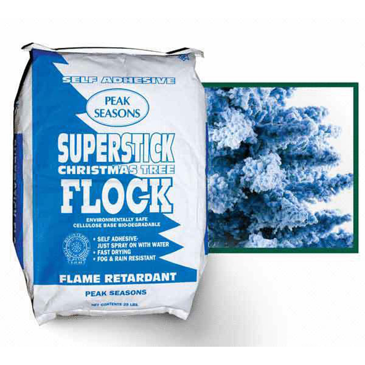 Superstick Flock-Ice Blue 25Lb