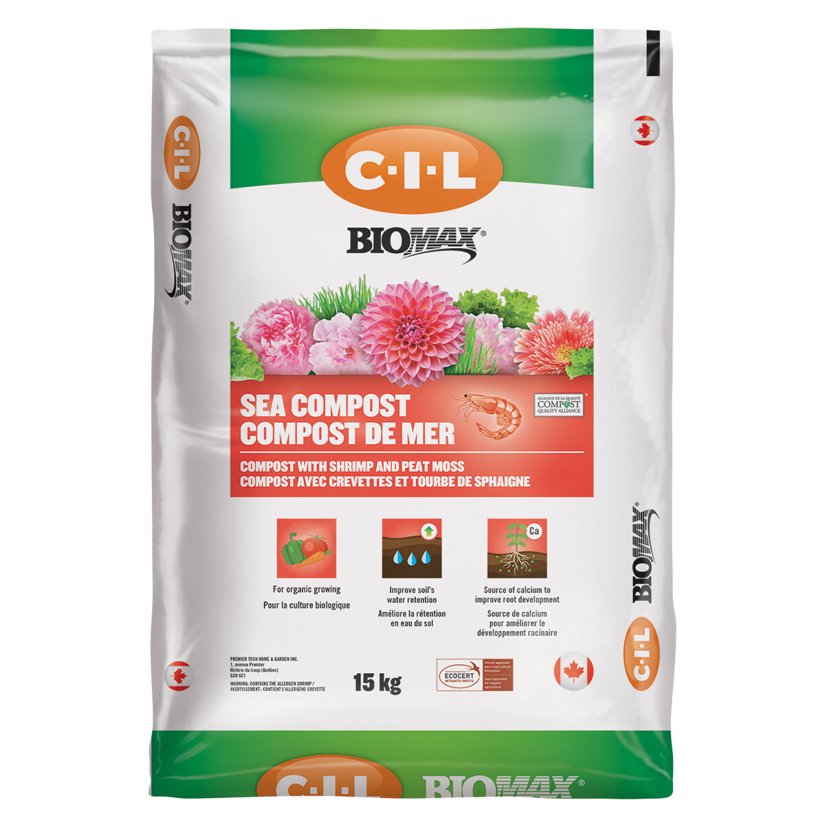 C-I-L BIOMAX Organic Sea Compost 35L (60/PLT ONLY)