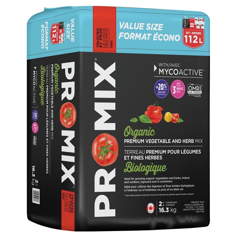 PRO-MIX Organic Veg &Herb Mix 2 cu ft(50/PLT ONLY)